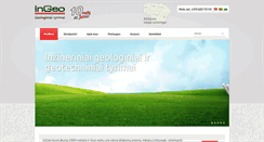 Desktop Screenshot of ingeo.lt